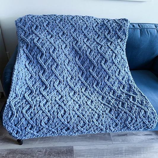 PATTERN: Box Lattice Blanket - ILoveMyBlanket