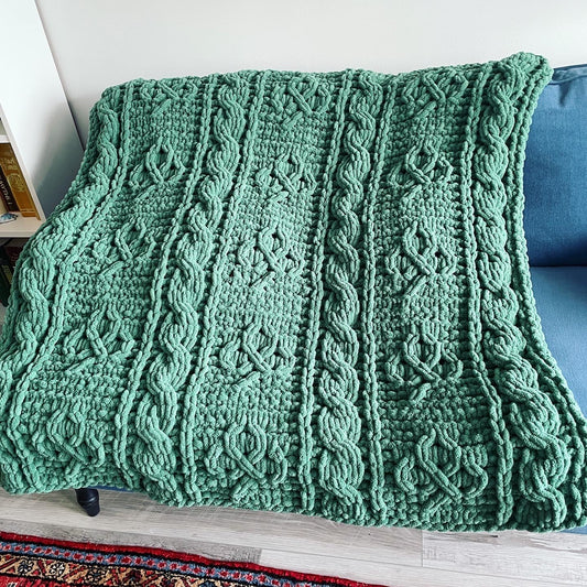 PATTERN BUNDLE: Irish Cable Blankets - ILoveMyBlanket