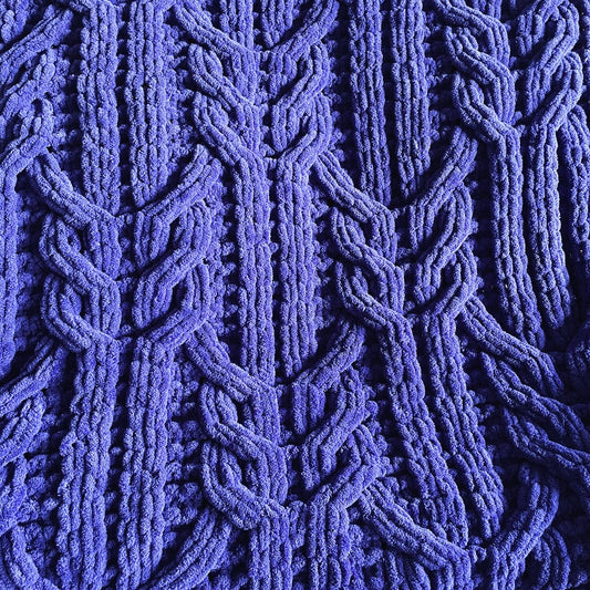 PATTERN: Chunky Woven Staghorn Cable Blanket - ILoveMyBlanket