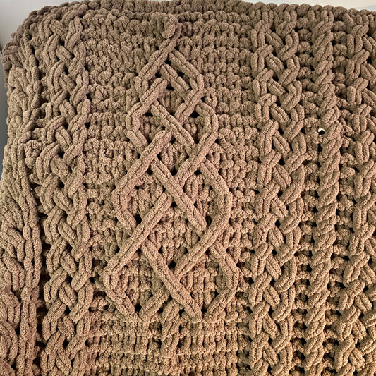 PATTERN: Festive Celtic Trees Blanket - ILoveMyBlanket