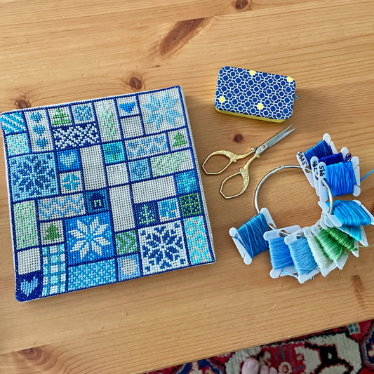 CROSS STITCH PATTERN: Scandinavian Tile - ILoveMyBlanket