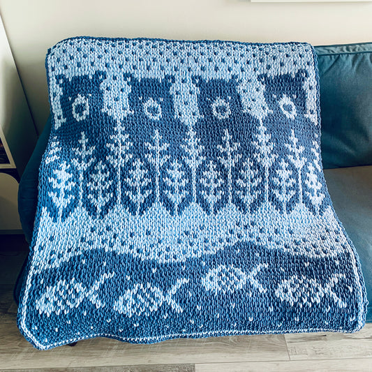 PATTERN: Supper for Bears Blanket - ILoveMyBlanket
