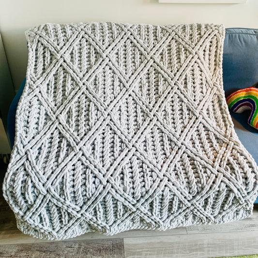 PATTERN: Woven Rib Blanket - ILoveMyBlanket