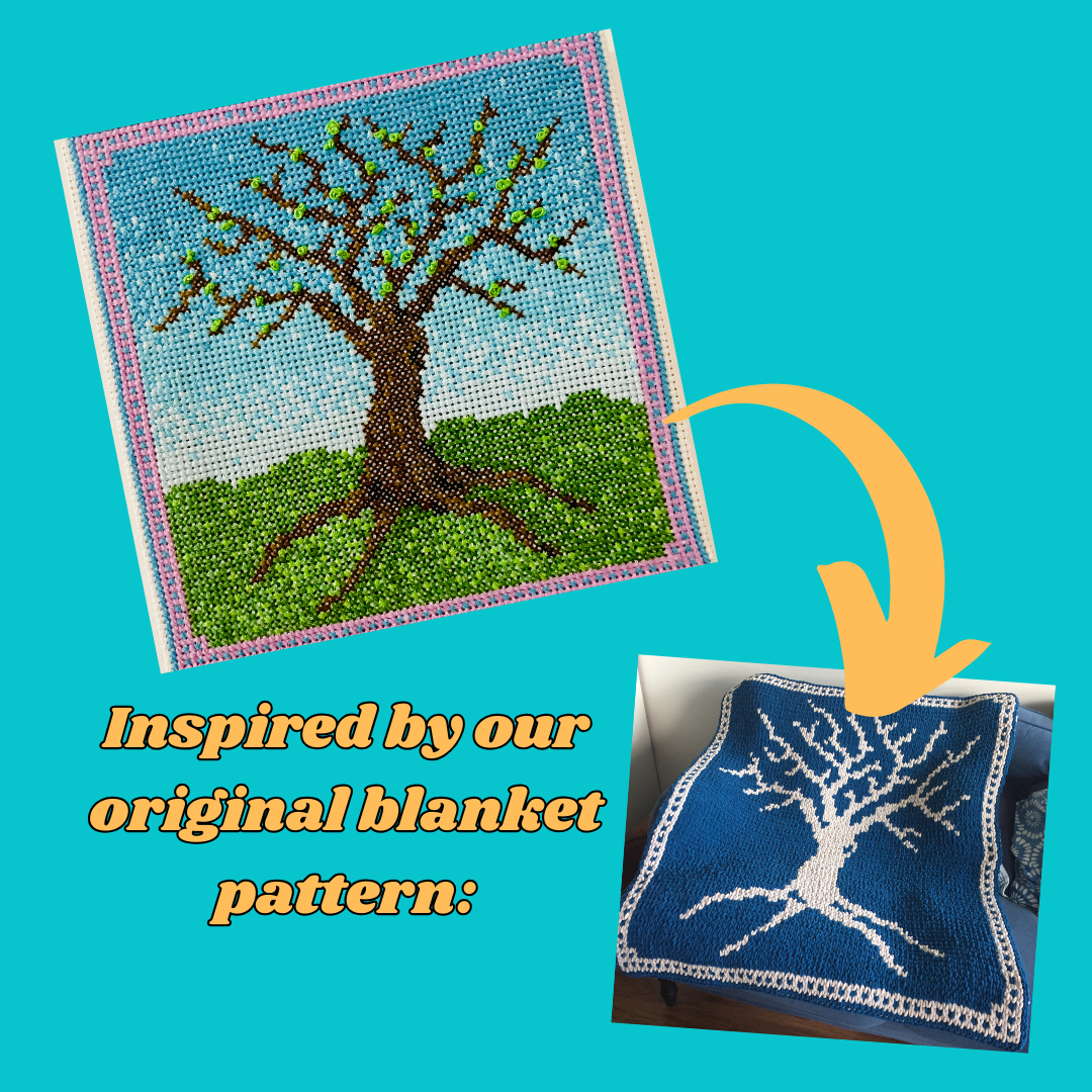 CROSS STITCH PATTERN: Spring Tree