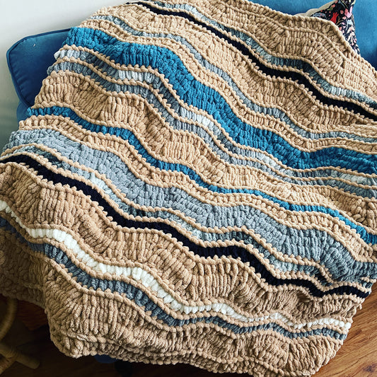 PATTERN: Endless Waves Blanket - ILoveMyBlanket
