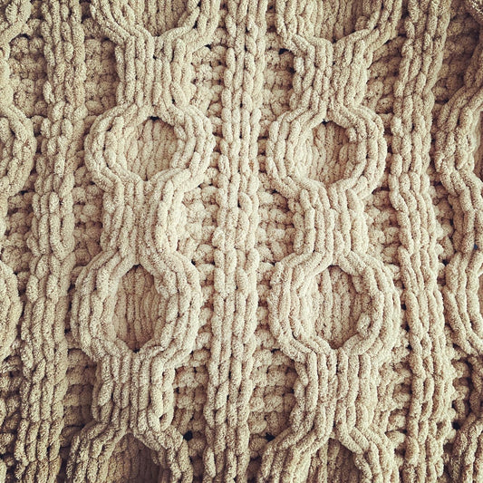 PATTERN: Chunky Hexagon Chain Blanket - ILoveMyBlanket