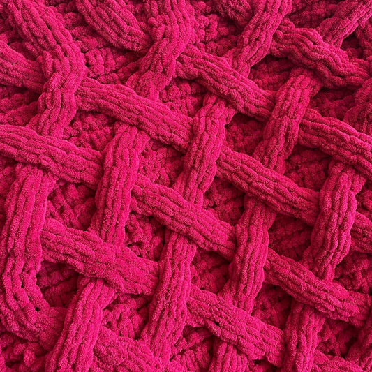 PATTERN: Extra-Chunky Cable Lattice Blanket - ILoveMyBlanket