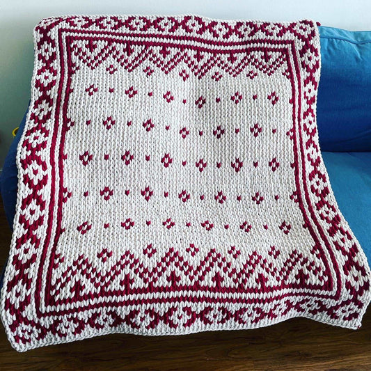 PATTERN: Equinox Scandinavian Blanket - ILoveMyBlanket
