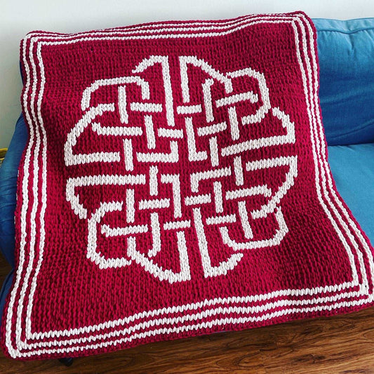 PATTERN BUNDLE: Celtic Knot Blankets (2-Pack)