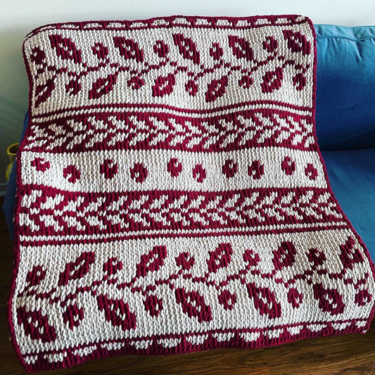On the Vine Scandinavian Blanket - ILoveMyBlanket