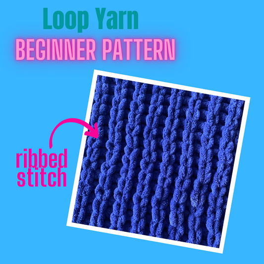 PATTERN: Ribbed Stitch Blanket - ILoveMyBlanket