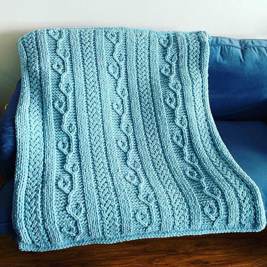 PATTERN: Berry Vine Blanket - ILoveMyBlanket