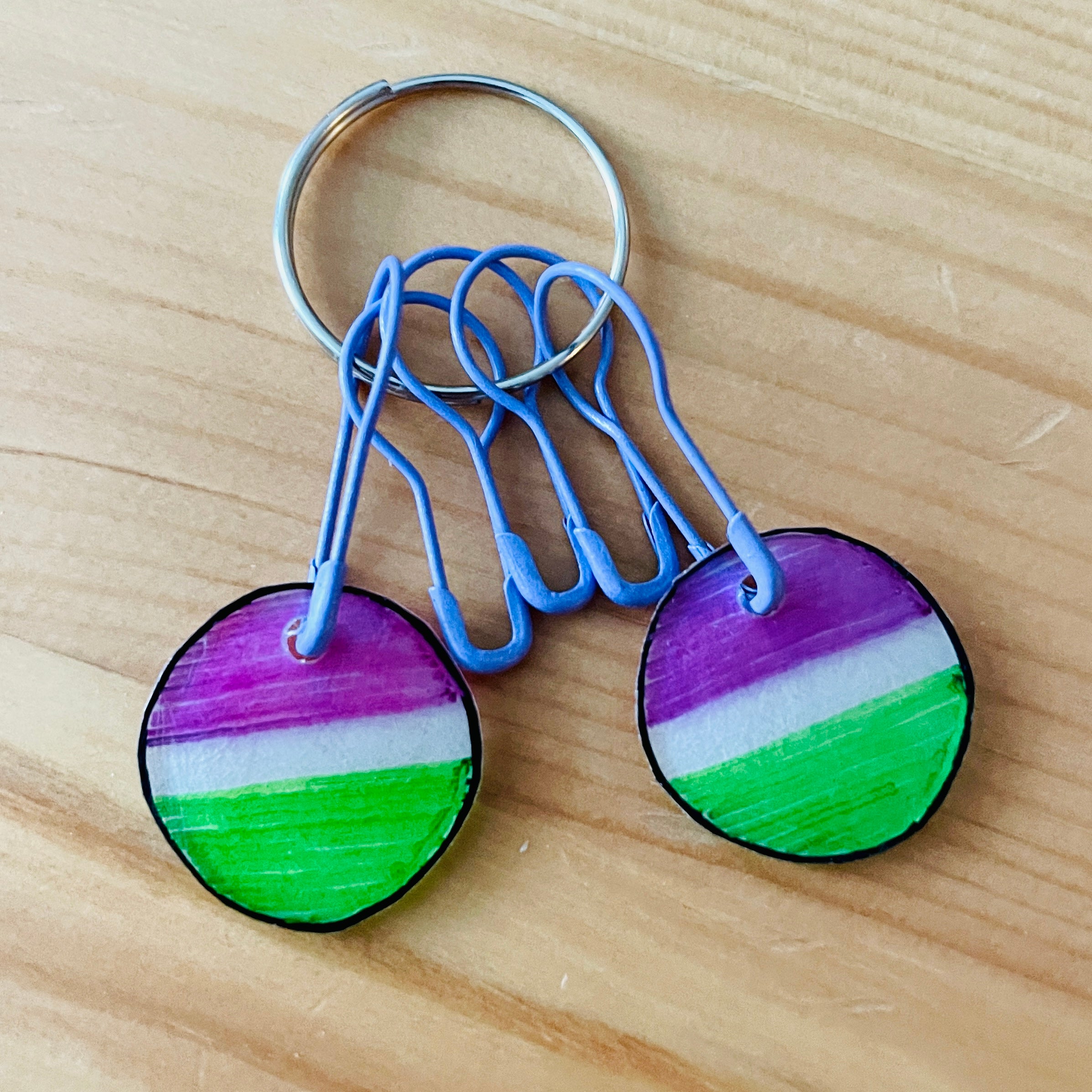 Stitch Markers with Rainbow Pride Charms – ILoveMyBlanket