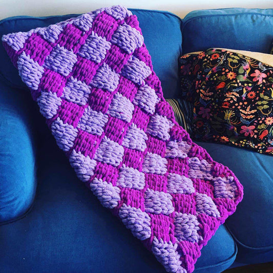 harlequin throw blanket