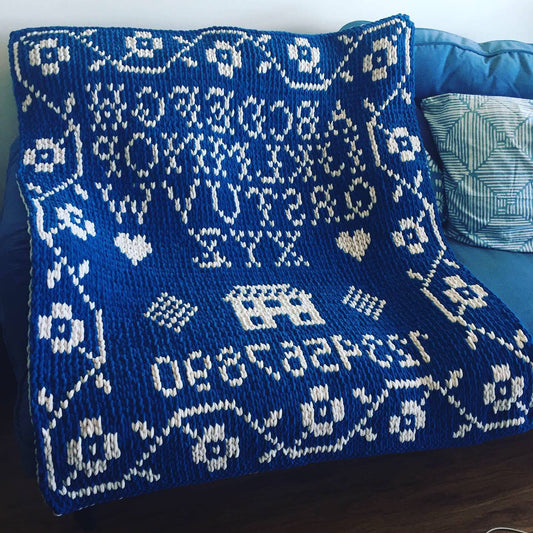 PATTERN: Alphabet Sampler Blanket - ILoveMyBlanket
