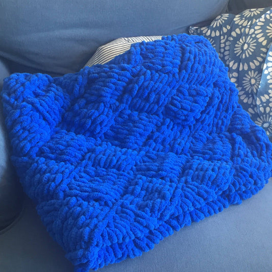 PATTERN: Amazing Entrelac Basket Weave Blanket - ILoveMyBlanket