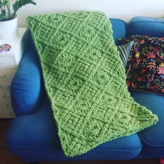 PATTERN: Diagonal Checkers Blanket - ILoveMyBlanket