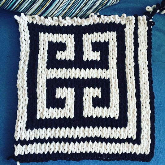 PATTERN: Greek Key Blanket - ILoveMyBlanket