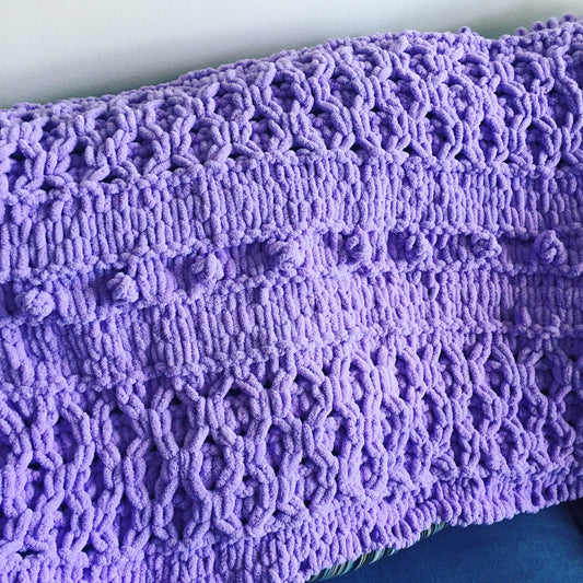 PATTERN: Honeycomb Rivet Blanket - ILoveMyBlanket