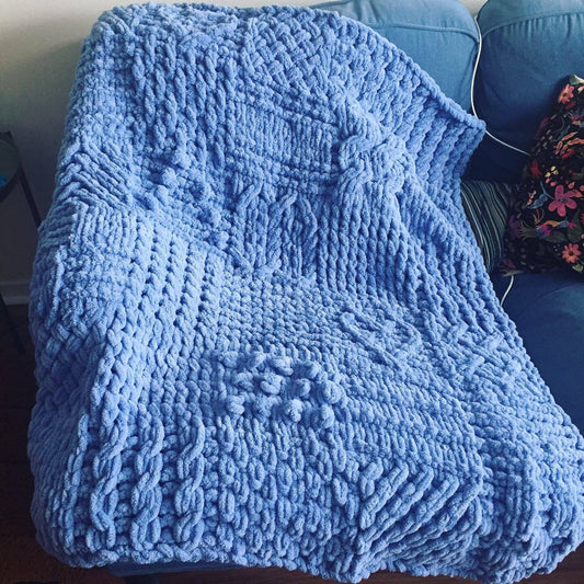 PATTERN: Sampler Style Baby Throw Blanket - ILoveMyBlanket