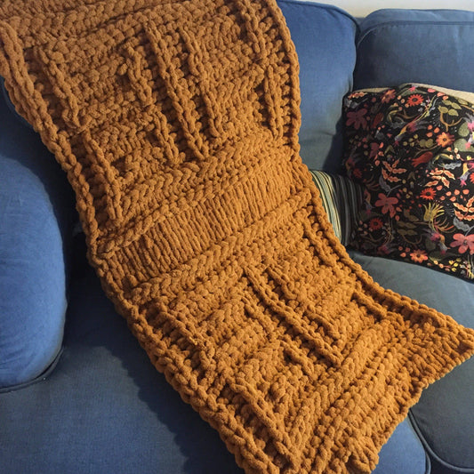PATTERN: Sophisticated Greek Key Blanket - ILoveMyBlanket