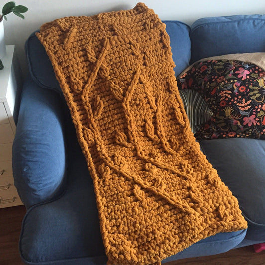 PATTERN: Spiralling Vines Throw Blanket - ILoveMyBlanket
