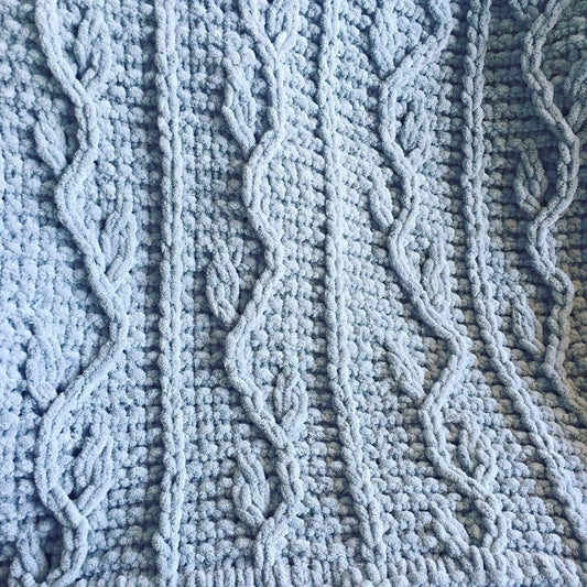 PATTERN: Wall of Climbing Vines Blanket - ILoveMyBlanket