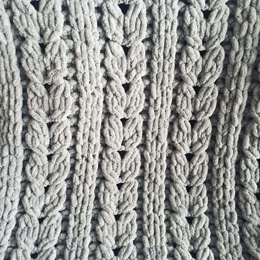 PATTERN: Wheat Ear Cable Blanket - ILoveMyBlanket