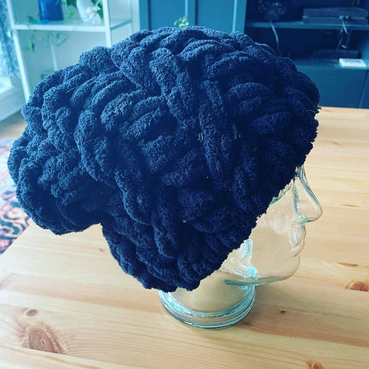 Twisted Ribbon Slouch Hat - ILoveMyBlanket