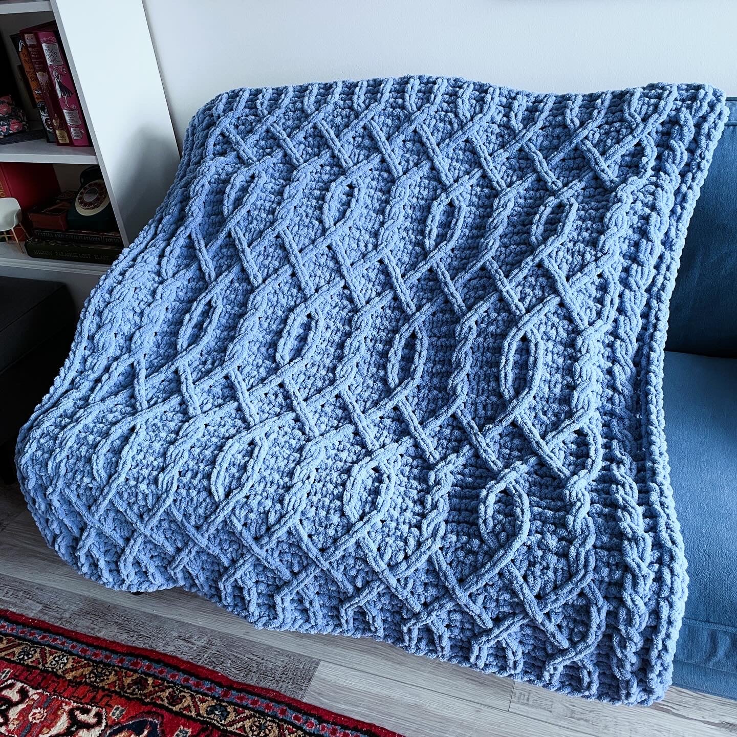 PATTERN: Celtic Twist Cable Blanket – ILoveMyBlanket