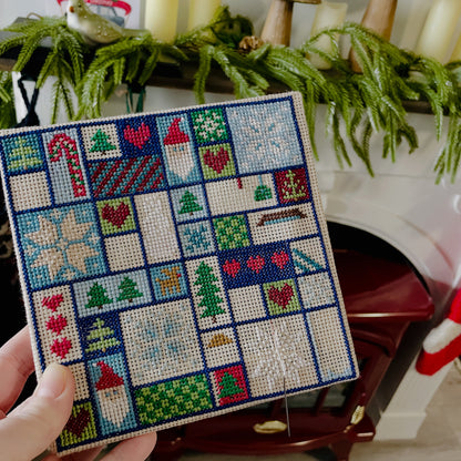 CROSS STITCH PATTERN: Happy Holidays