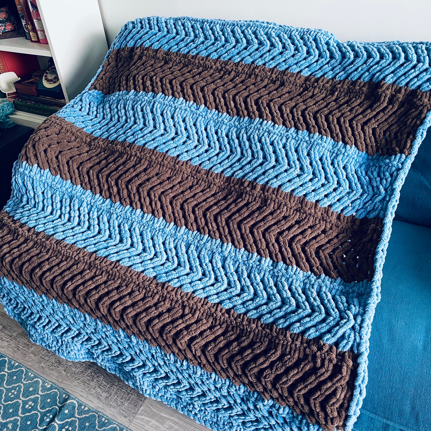 PATTERN: Horizontal Chevron Blanket - ILoveMyBlanket