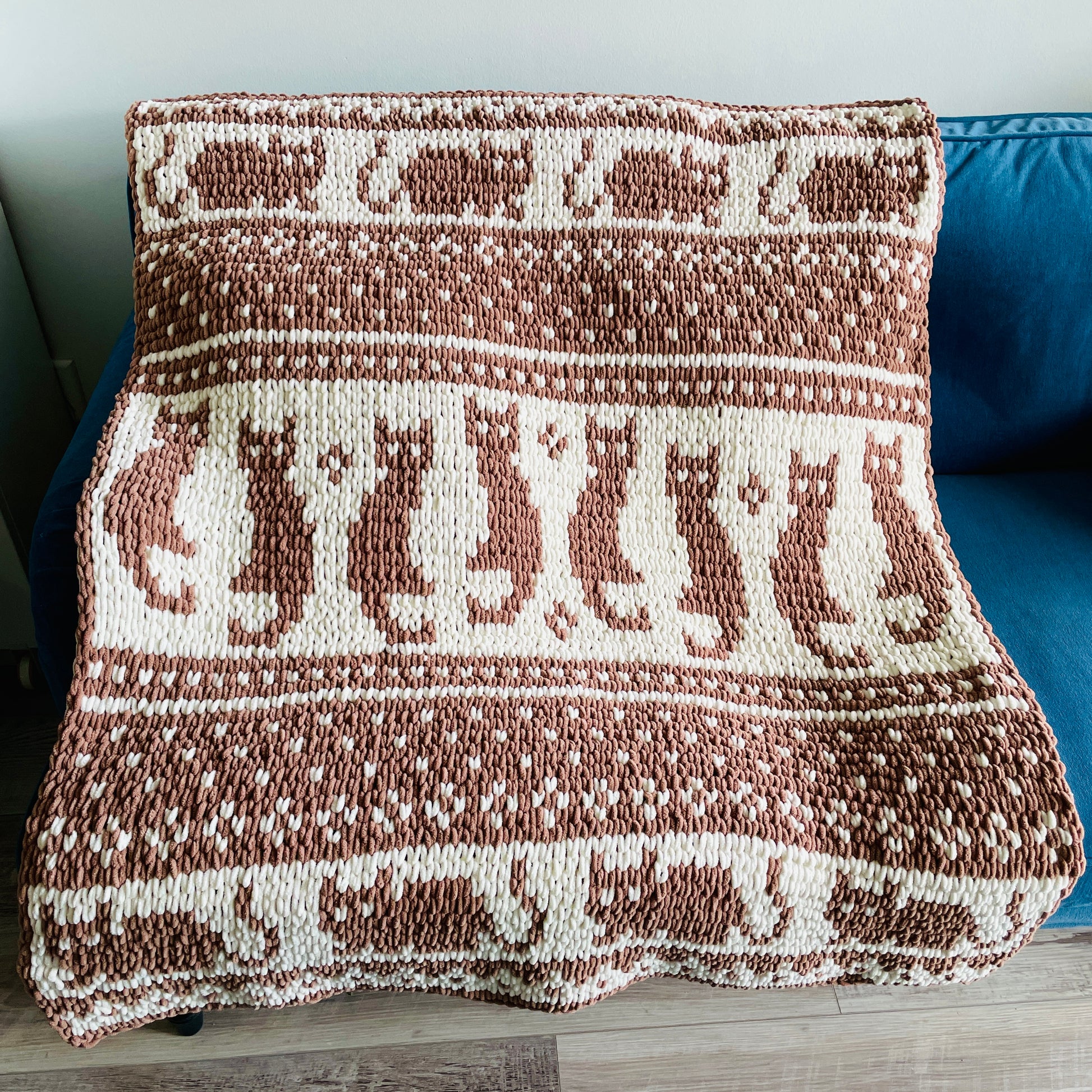 Kitty Cat Scandinavian Blanket - ILoveMyBlanket