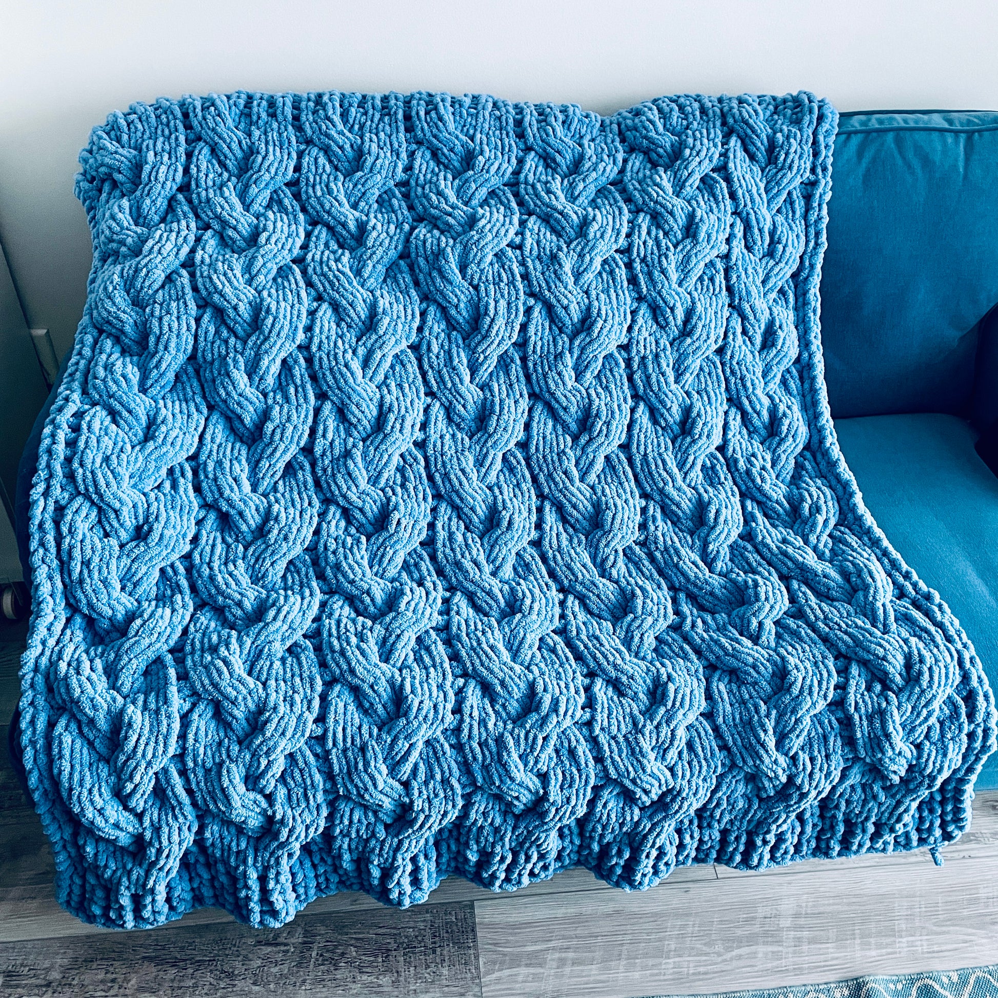 PATTERN: Slip and Slide Cable Blanket - ILoveMyBlanket