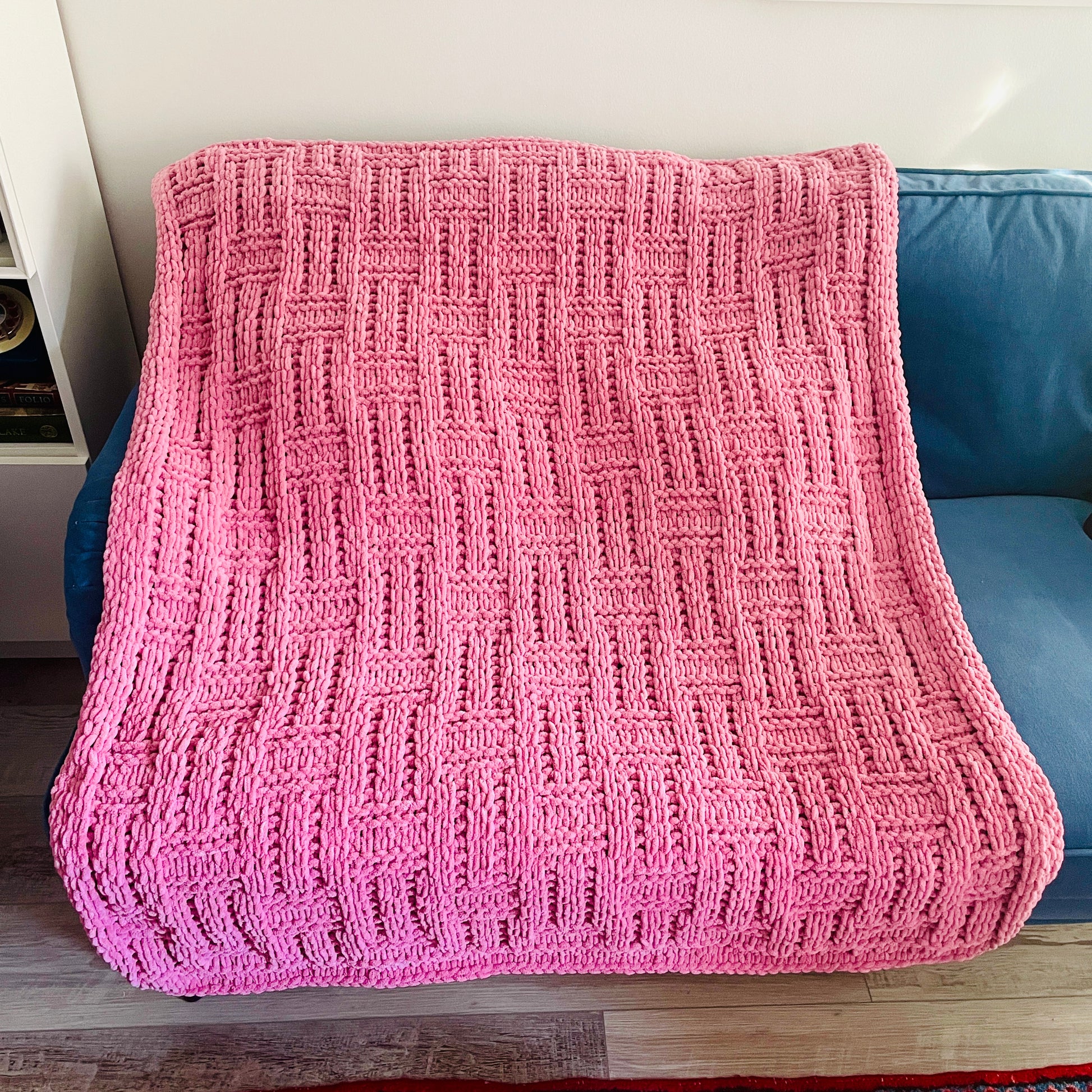 PATTERN: Belted Weave Blanket - ILoveMyBlanket