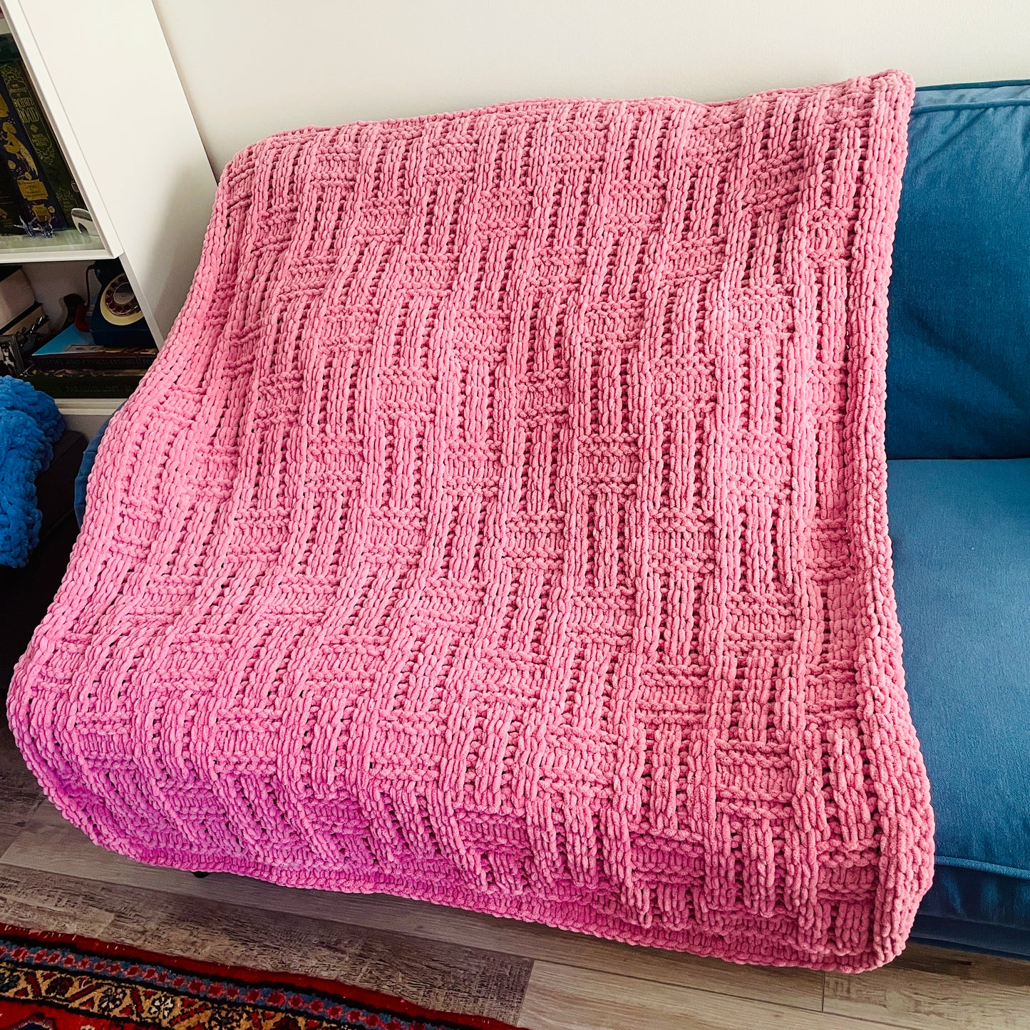 PATTERN: Belted Weave Blanket - ILoveMyBlanket