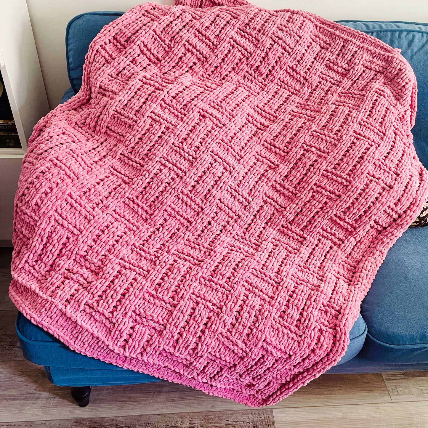 PATTERN: Belted Weave Blanket - ILoveMyBlanket