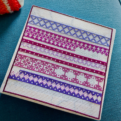 CROSS STITCH PATTERN: Nordic Sampler - ILoveMyBlanket