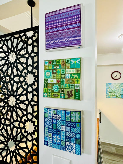 CROSS STITCH PATTERN: Nordic Sampler - ILoveMyBlanket