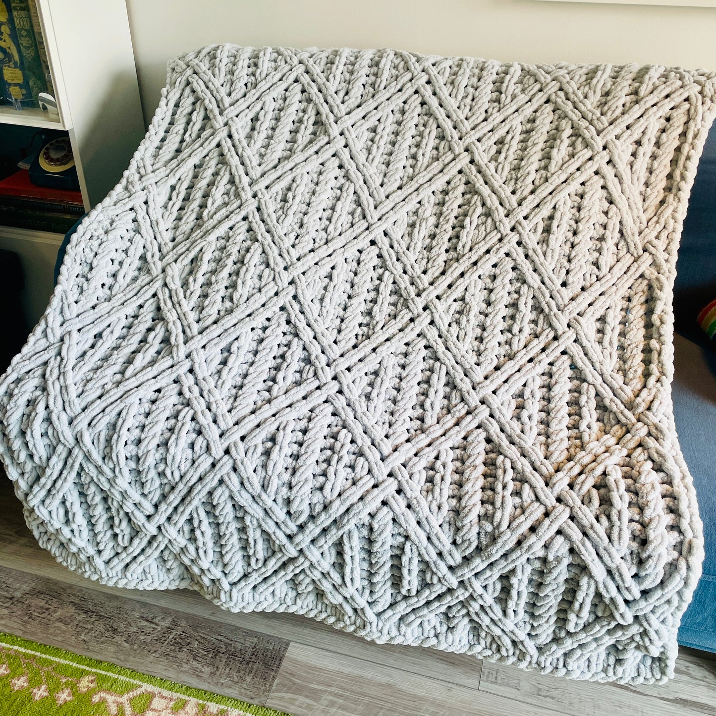 PATTERN: Woven Rib Blanket - ILoveMyBlanket