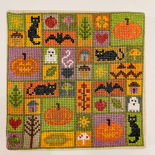 CROSS STITCH PATTERN: Spooky Autumn - ILoveMyBlanket