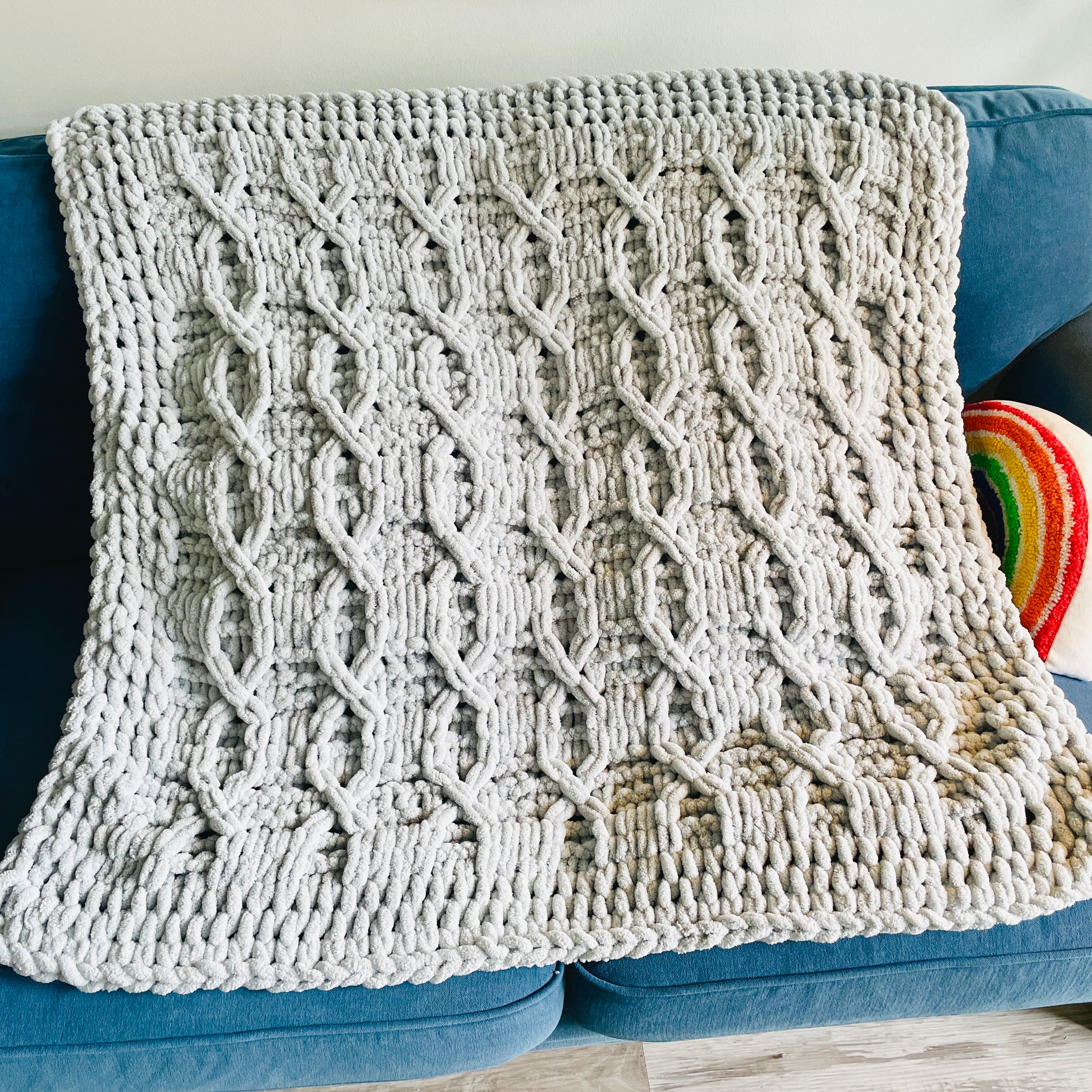 PATTERN: Octagon Squares Baby Blanket - ILoveMyBlanket