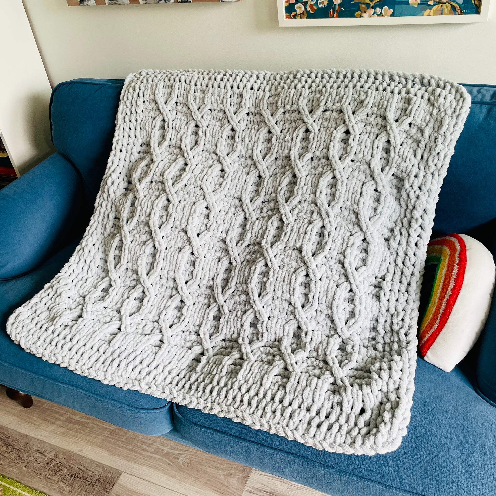 PATTERN: Octagon Squares Baby Blanket - ILoveMyBlanket