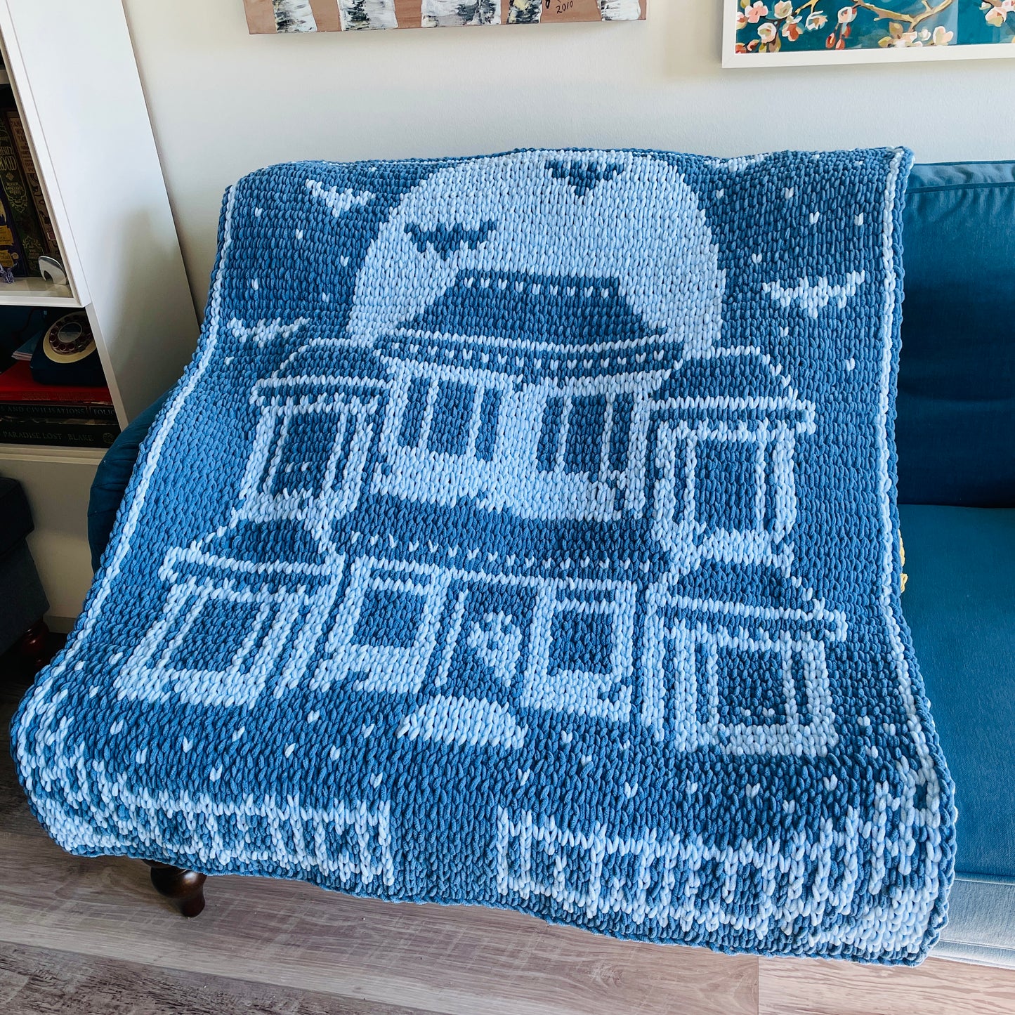 PATTERN: Once Upon a Haunted House Blanket