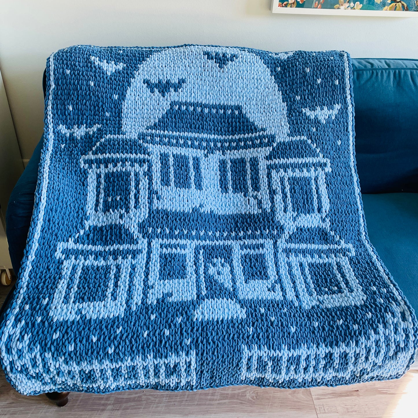 PATTERN: Once Upon a Haunted House Blanket
