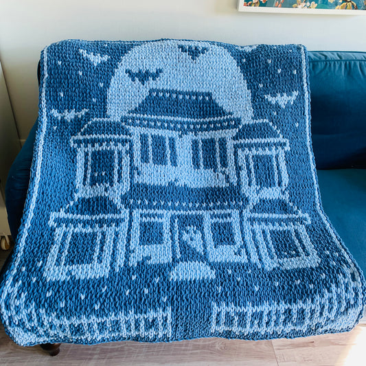 PATTERN: Once Upon a Haunted House Blanket