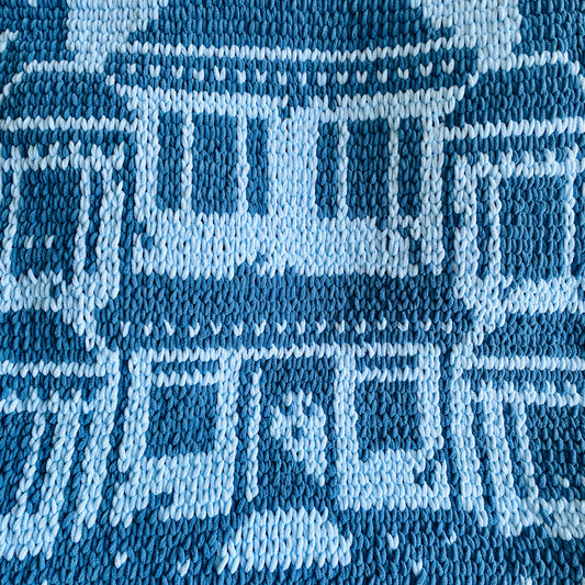 PATTERN: Once Upon a Haunted House Blanket