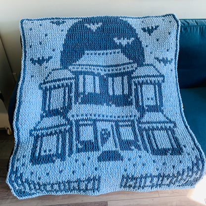 PATTERN: Once Upon a Haunted House Blanket