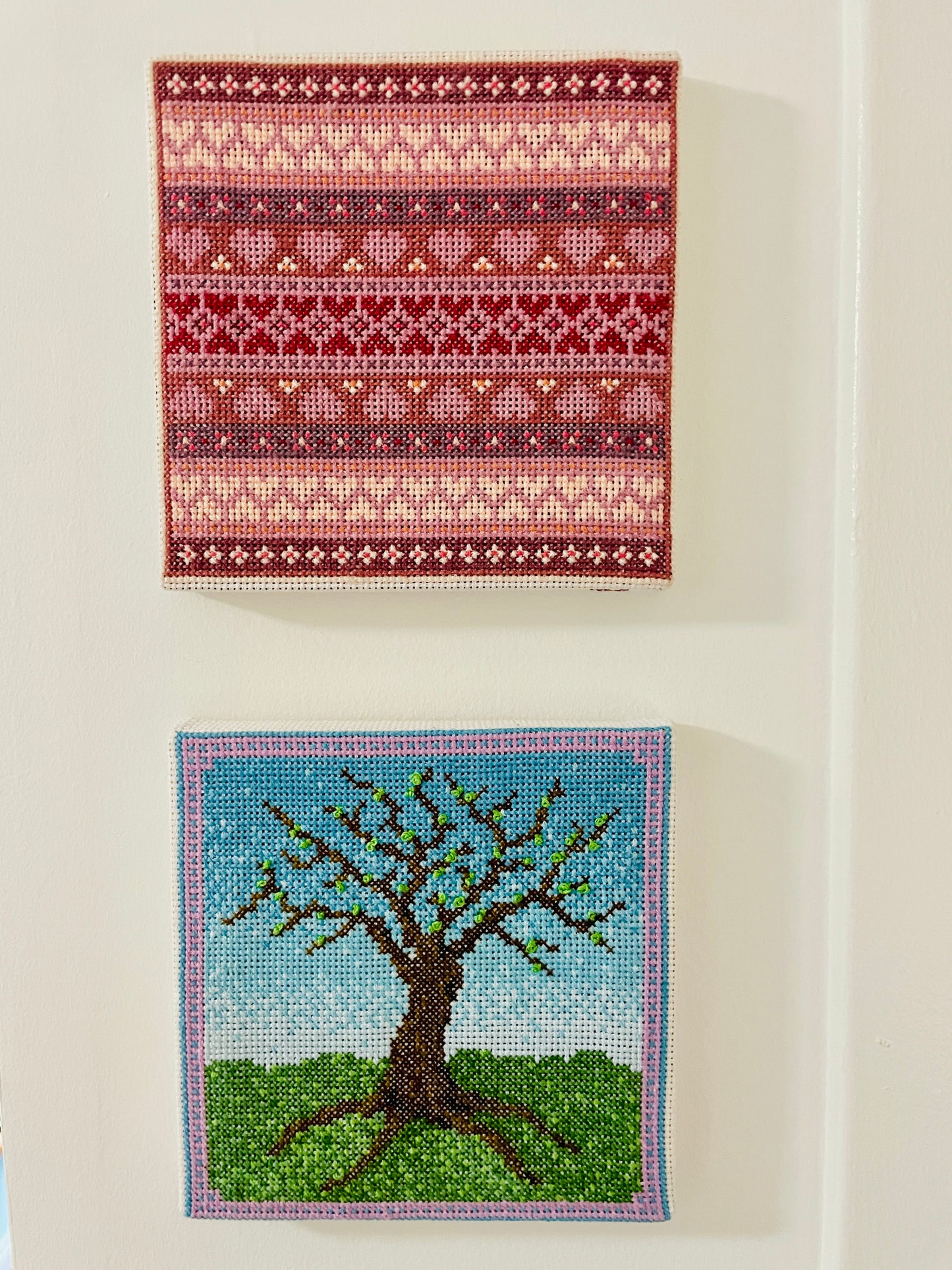 CROSS STITCH PATTERN: Spring Tree