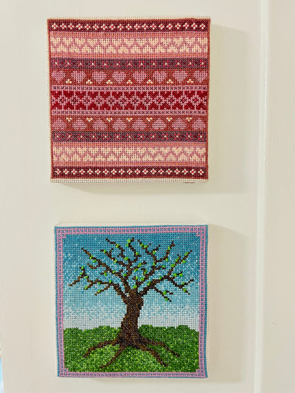 CROSS STITCH PATTERN: Spring Tree